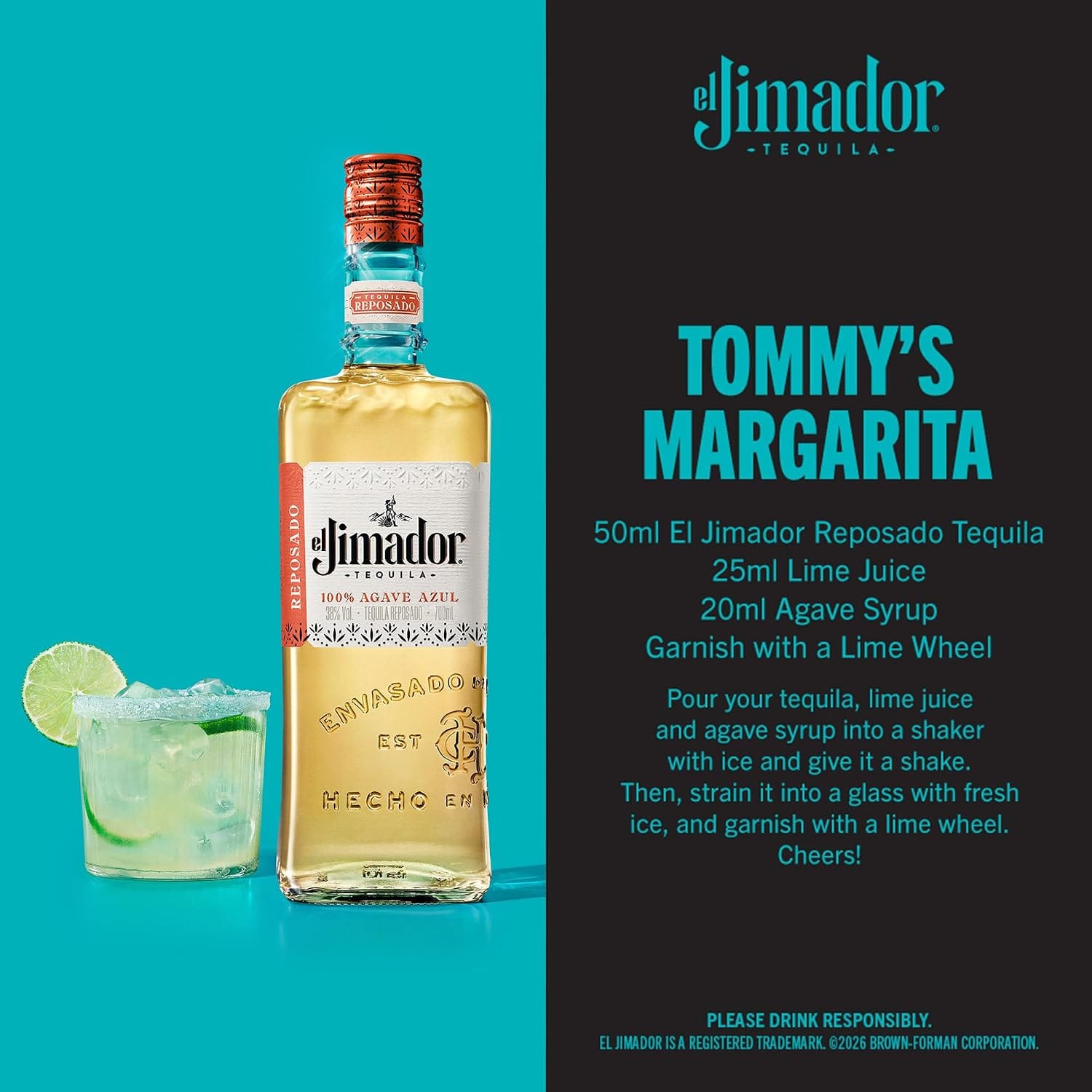 Tequila El jimador reposado nuevo 5