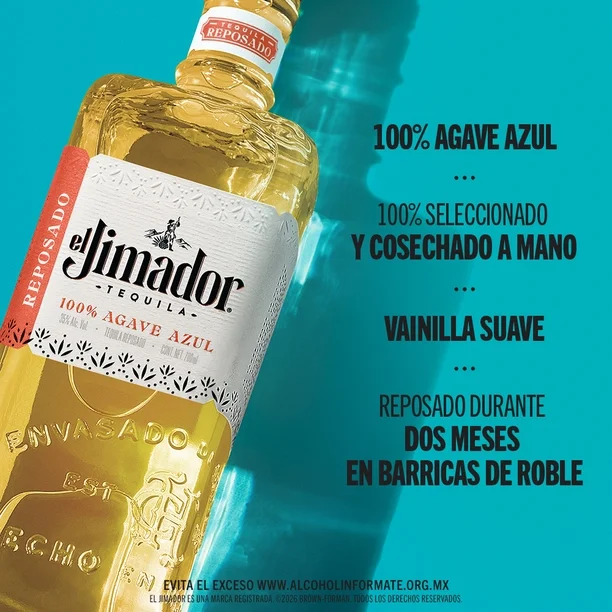 Tequila El jimador reposado nuevo