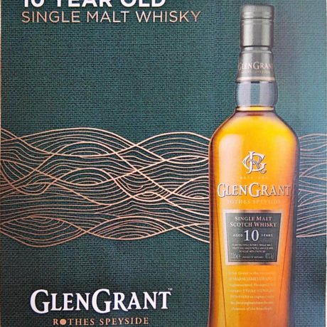 Glengrant 10 años folleto cara