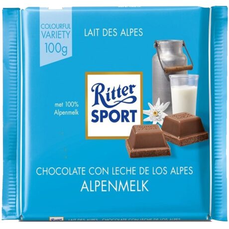 Ritter Sport con leche