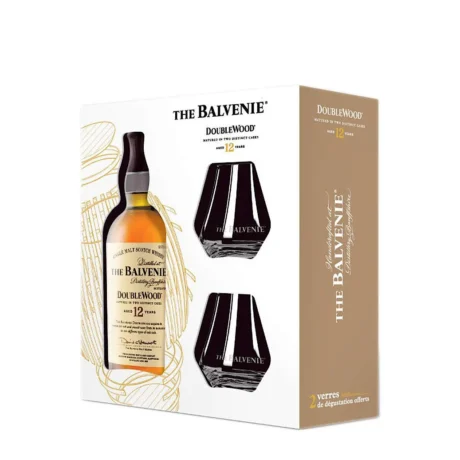 The Balvenie double wood 12 años 700ml con 2 vasos 1