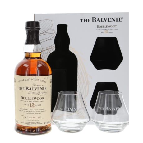 The Balvenie double wood 12 años 700ml con 2 vasos