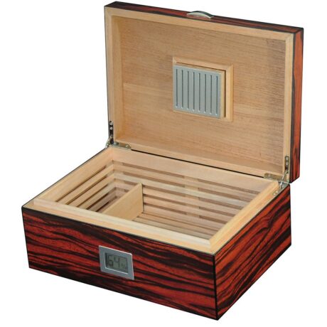 Humidor para 50 cigarros con Higrómetro 4