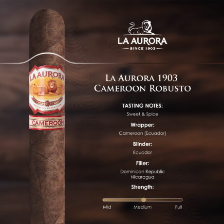 La Aurora serie 1903 Cameroon Robusto 7