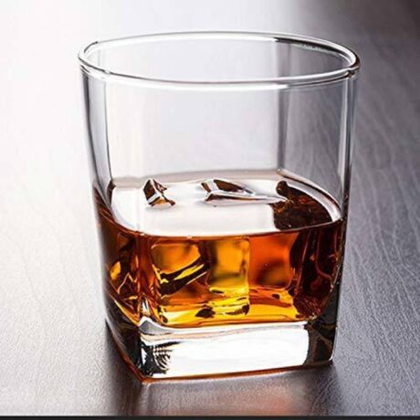 Vaso Whisky base cuadrada 290ml 10