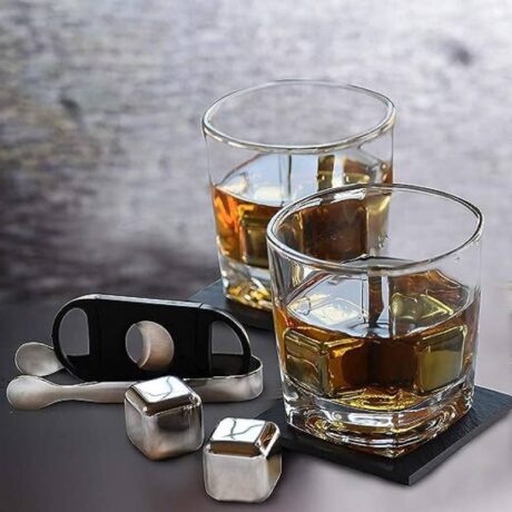 Vaso Whisky base cuadrada 290ml 12