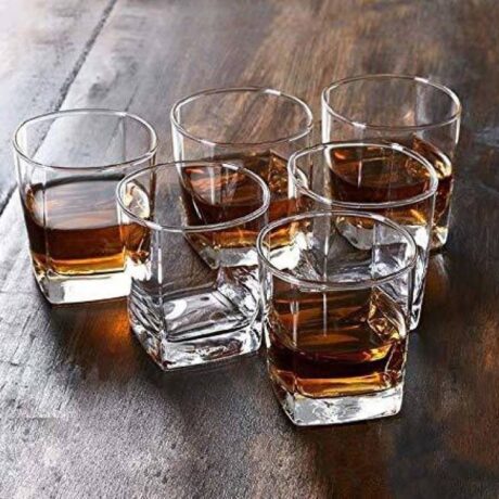 Vaso Whisky base cuadrada 290ml 6