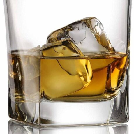 Vaso Whisky base cuadrada 290ml 9