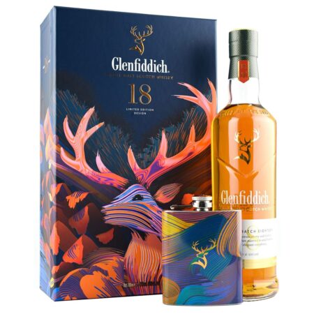 Glenfiddich 18 años 700ml con petaca