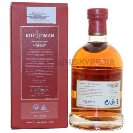 Kilchoman Single Cask back