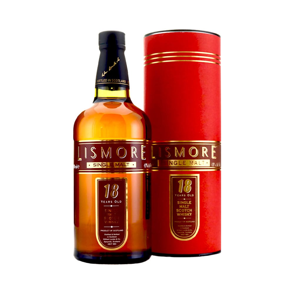 LISMORE 18 años Speyside single malt 750ml