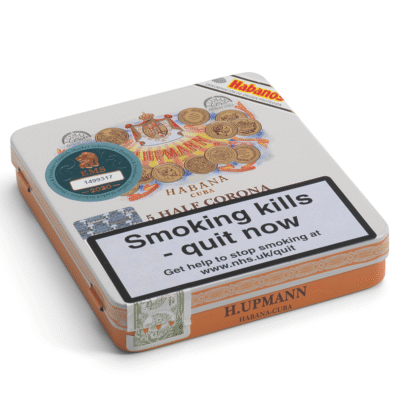 H. Upmann Half Corona en lata x 5