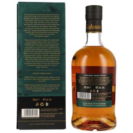 THE GLENALLACHIE 12 AÑOS MOSCATEL WOOD FINISH 700ML 4