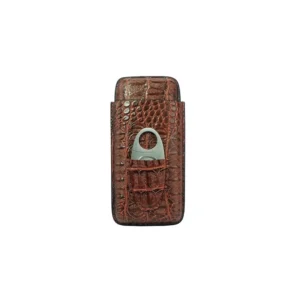 Purera triple color marron con corta cigarro