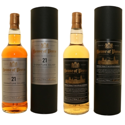House of Peers 21 años + Single malt sin cargo