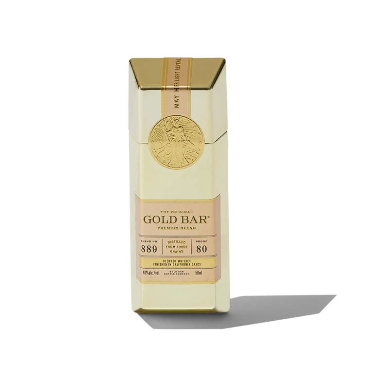 Gold Bar Premium Blended American Whiskey 50ml 5