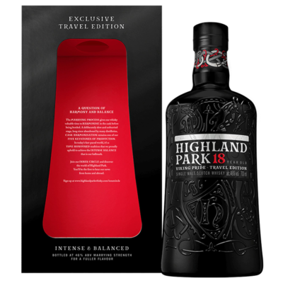 HIGHLAND PARK 18 años Viking Honour 700ml – Travel Edition