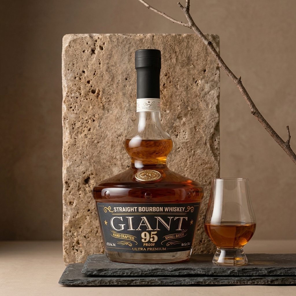 Giant Texas Straight bourbon 95 Proof whiskey 1