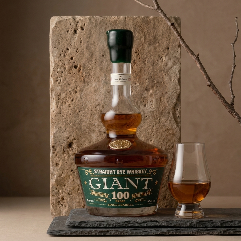 Giant Texas Straight rye 100 Proof whiskey 1
