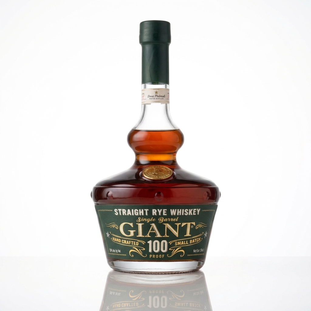 Giant Texas Straight rye 100 Proof whiskey final 1